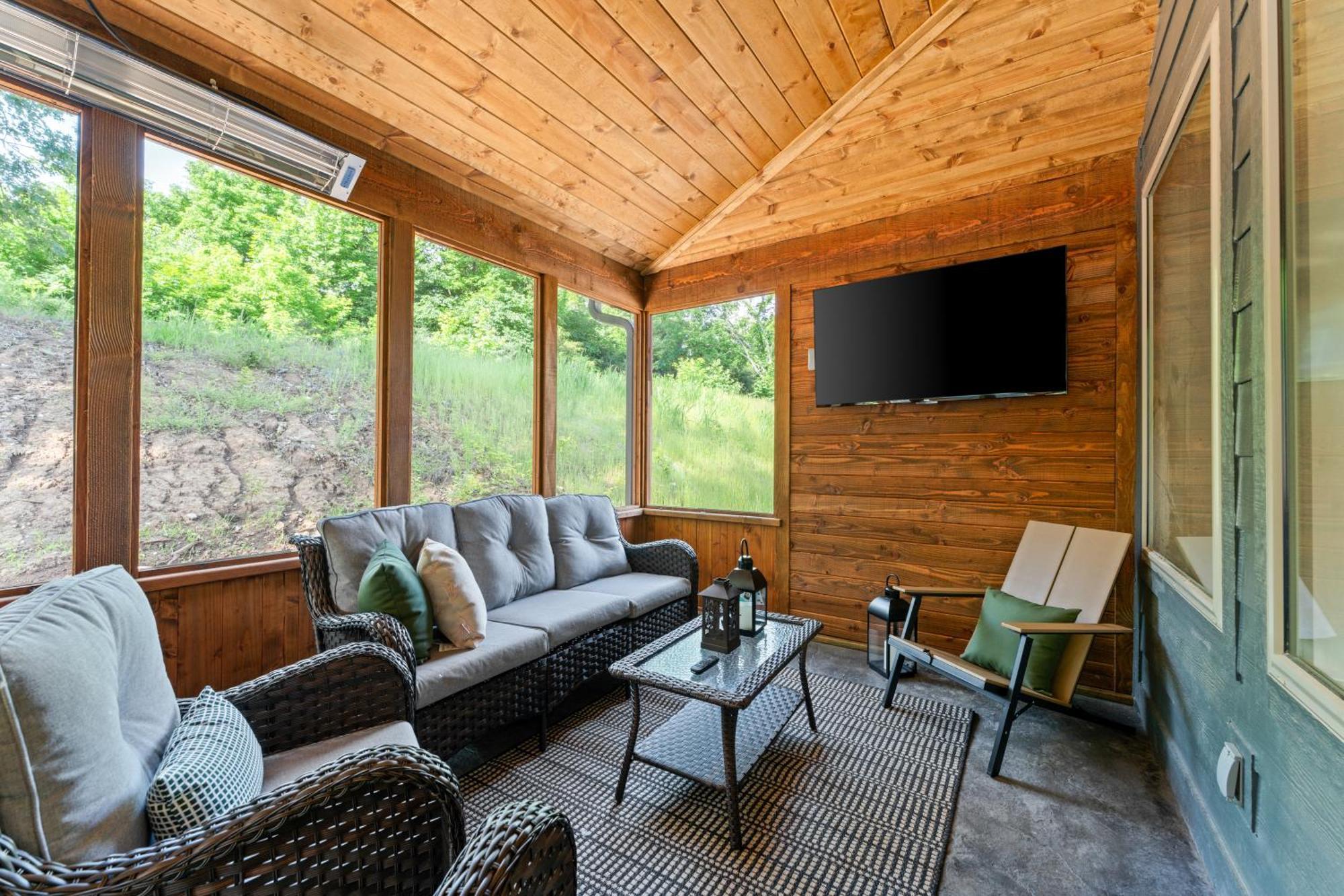 New Ozark Oasis Luxe Cabin Retreat With Hot Tub Hollister Eksteriør billede